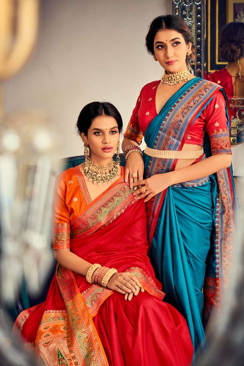Designer Diwali Saree SALE | Trending Diwali Silk Saree Online Shopping –  Sunasa