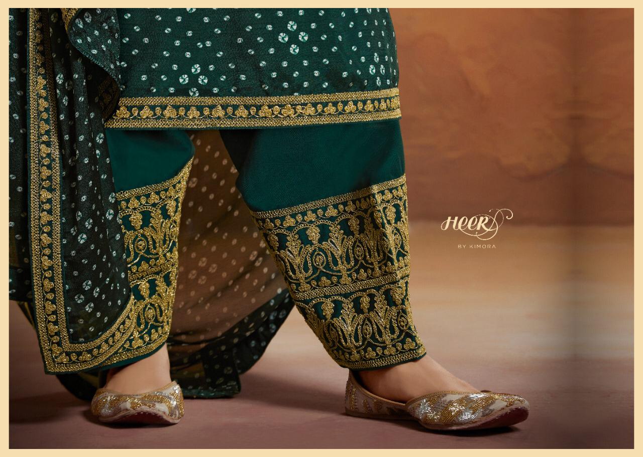 Kimora Fashion Bandhani Heer Vol 84 Tussar Silk Digital Print Wedding And Festival Wear Salwar Suits BY REEWAZ 13 1
