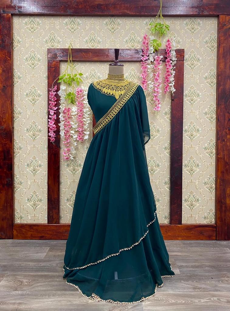 heavy designer wedding and party wear dress at Rs.1750/pec in surat offer  by Teeya Creation