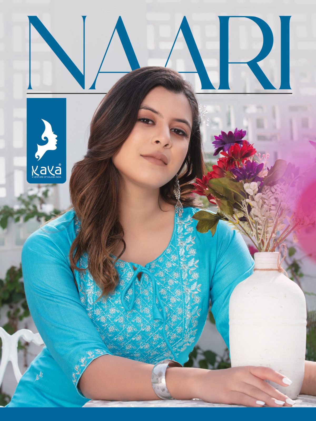 White Multi Colored Rayon Salwar Suit – Naari Online Shopping