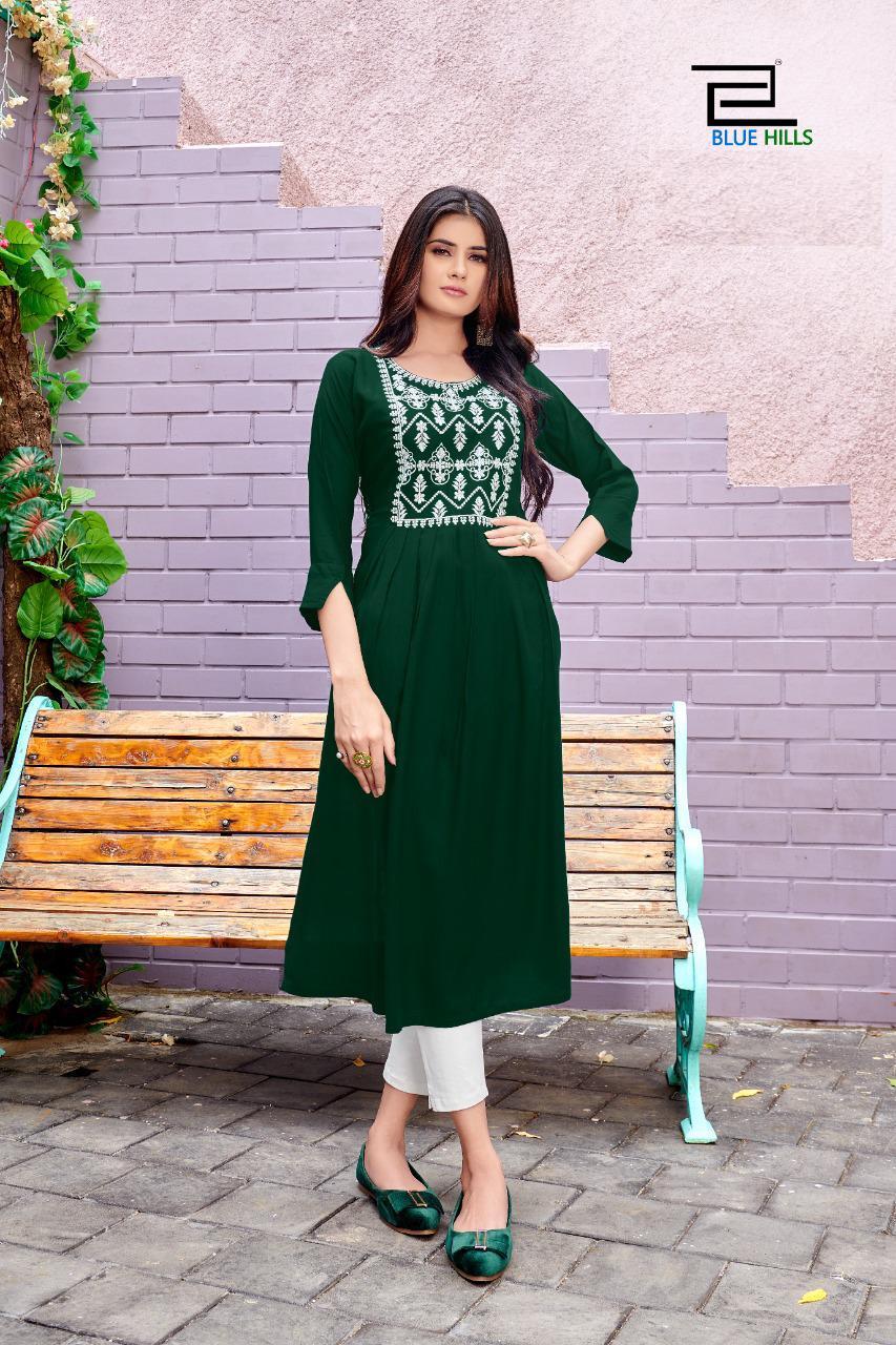 Shop Now Green Leheriya Kurti For Plus Size - ADIRICHA